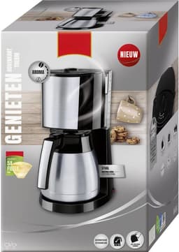 SCH® Koffiezetapparaat met Thermoskan - Koffiezetapparaat - Zwart- ‎10cm x 8cm x 15cm — thumbnail 2