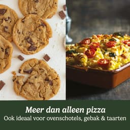 Cuisinart - Pizza Oven - Houtgestookte smaak in 5 minuten - Voor binnen - Complete pizza set - Inclusief pizzaschep, pizzasnijder, steen en diepe schaal - RVS — thumbnail 4