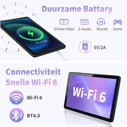 10,1 inch Android Tablet met 8GB RAM, 64GB Opslag en Octa-Core — thumbnail 4
