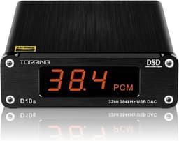 High-Res DAC met 32-bit Versterker en USB XMOS Ondersteuning Zwart — thumbnail 1
