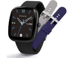 Smartwatch met Bellen, Hartslagmeter en Stappenteller