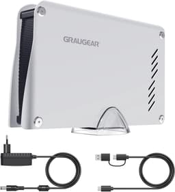 6TB Externe Harde Schijf in Aluminium Behuizing voor PS5, PS5 Slim en PS5 Pro - Geoptimaliseerd voor Gaming en Opslag — thumbnail 1