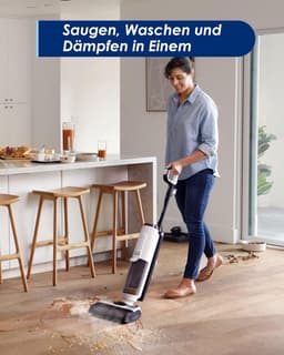 Stofzuiger Robotvloerwisser – Robotstofzuiger – Dweilrobot – Vloerreiniger – Stoomreiniger – 3-in-1 Reiniging Met Dubbele Tanks – Automatische Zelfreiniging Met Stoom — thumbnail 2