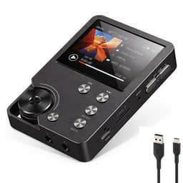 MP3-Speler - HiFi Muziekspeler - Lossless Audio - Digitale Muziekspeler Met Scherm - 16GB Intern Geheugen + 256GB Uitbreidbaar - High Resolution Geluid - DAC - USB-C - Draagbaar - Audio Speler — thumbnail 1