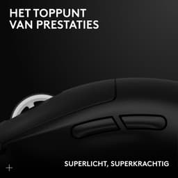 Logitech G PRO X Superlight 2 Lightspeed Draadloze Gaming Muis Zwart — thumbnail 3