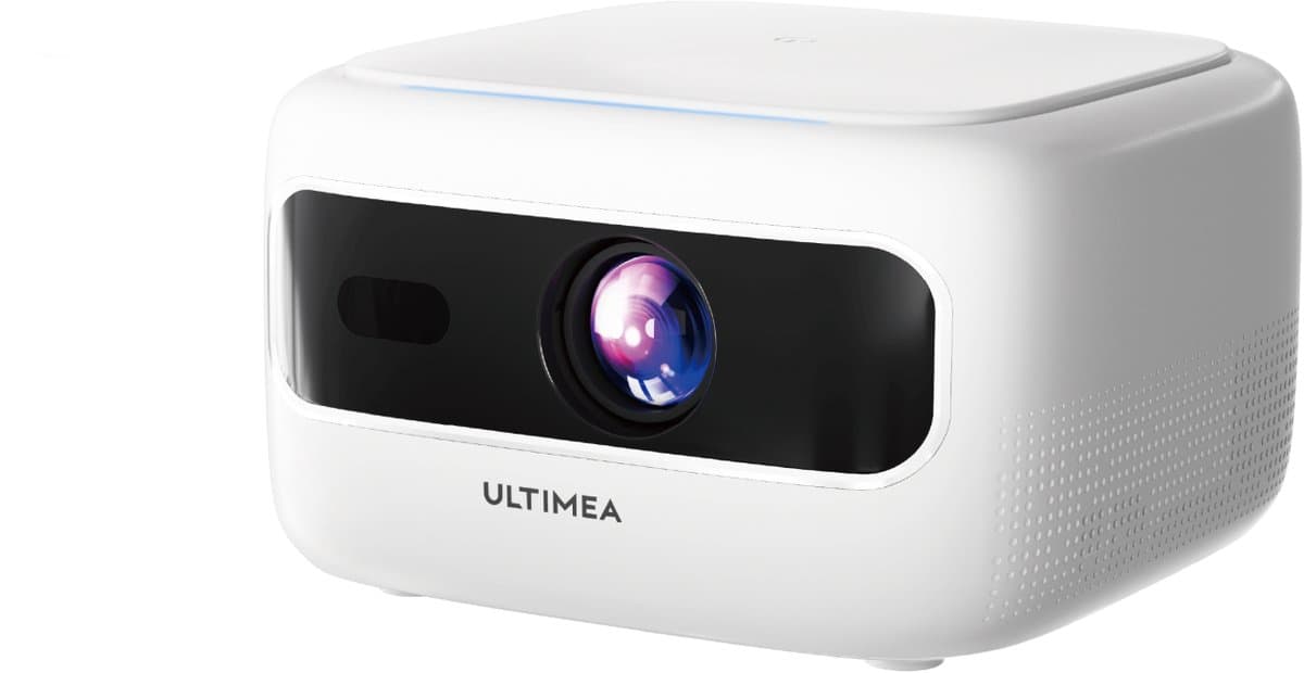 ULTIMEA Full HD 1080P Decoding met 5G+2.4G WiFi, Draagbare Mini Beamer Wit — afbeelding 1