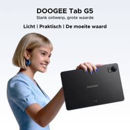 DOOGEE Tab G5 VIP - Tablet - 20GB + 128GB (2TB TF) - 4G LTE - Android 16 - 10 inth 120Hz IPS HD - Unisoc T7200 - 7500mAh - 2 Lautsprecher - Widevine L1 - Face ID - GPS -Met toetsenbord, muis, stylus, koptelefoon — thumbnail 3