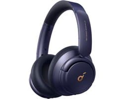 Soundcore Q30 by Anker Bluetooth-hoofdtelefoon, hybride actieve geluidsisolatie, individuele modi, Hi-Res geluid, EQ in app, 40h batterij, comfortabele grip, verbinding van 2 apparaten (blauw) — thumbnail 1