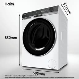 HAIER HW110-BD14397U1S X11 -  Wasmachine Voorlader - 11 kg - 1400 rpm - 70 dB - automatisch doseren — thumbnail 5