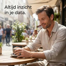 SyncGear Smart Ring - Slimme Ring voor Heren & Dames Met Oplaadcase – Menstruatiecyclus - Activity Tracker - SpO2 - Stappenteller - Hartslagmeter - Nederlandse App - Maat 11 (Europese Maat 65) - Kleur: Zwart — thumbnail 5