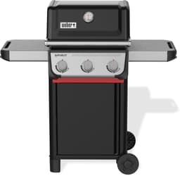 Weber Spirit E-310 - Gasbarbecue - Zwart - 3 Branders met 7,8 kW vermogen - Porselein geëmailleerde gietijzeren grillrooster - 2 Zijtafels - 2 Duurzame wielen - Kast met deur — thumbnail 1