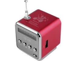 USB-speaker – MP3-speler – Stereo FM-radio met SD/TF-kaartondersteuning – 1 stuks – Zwart