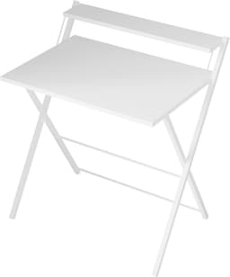 Zeo Wood® - Bureau Inklapbaar - Computertafel - Bureau Wit - Game Bureau - Laptoptafel — thumbnail 5