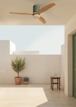 CREATE - Stille 40W plafondventilator met technische ABS bladen in verschillende maten - WIND CALM — thumbnail 5