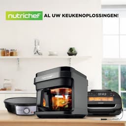 5.8 Quart Air Fryer met 8 Voorgeprogrammeerde Kookstanden en Transparante Frituurmand — thumbnail 3