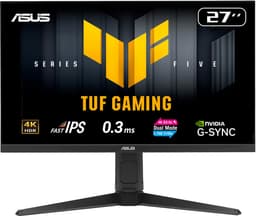 ASUS TUF Gaming VG27UQEL5A - 4K UHD Gaming Monitor - 4K 80Hz, FHD 310Hz Dual Mode - Stereo Speakers - 1ms - 27 inch — thumbnail 1