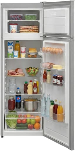 Heinner HF-V242SE++ Koel-vriescombinatie 242 L – Low Frost – Mechanische Thermostaat – LED-verlichting – Omkeerbare Deur – Zilver – 5 Jaar Garantie — thumbnail 5