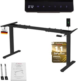 Albatros bureau onderstel LIFT, 2x motoren, elektrisch bureauframe in hoogte verstelbaar met geheugenfunctie voor buro - Bureau poten, Bureau frame, Bureautafel, Burotafel, Secretaire bureau — thumbnail 1