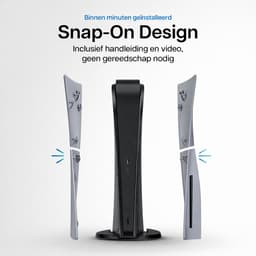 Playstation 5 Pro Faceplates Disc Edition (niet geschikt voor standaard PS5 & PS5 Slim) - Inclusief Mid Skin - Accessoires - Faceplate - Cover - Plate - Skin - Retro - Anniversary Grey — thumbnail 5