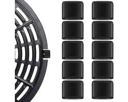 Verpakking Geschikt voor 100 hittebestendige siliconen bakmatjes Geschikt voor de airfryer, met voedselveilige rubberen antislipkussentjes, geschikt voor de Ninja AF101, AF161 en AF150AMZ airfryers.
