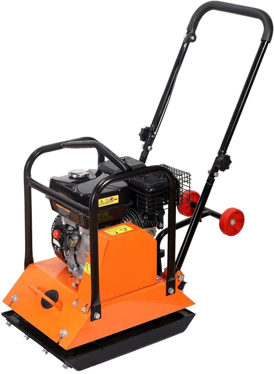 Trilplaatverdichter - Benzine Trilplaat - Motor 212 cc 6,5 pk - Verdichtingskracht 15 kN - Toerental 6400 tpm - Plaatmaat 53 x 40 cm - Handbediend - Bestrating, asfalt, funderingen — afbeelding 1