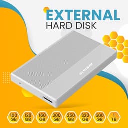 Externe Harde Schijf - Draagbare Opslag - Gegevens Uitbreiden - Snelle USB 3.0 - 25 Inch - Zilver — thumbnail 3