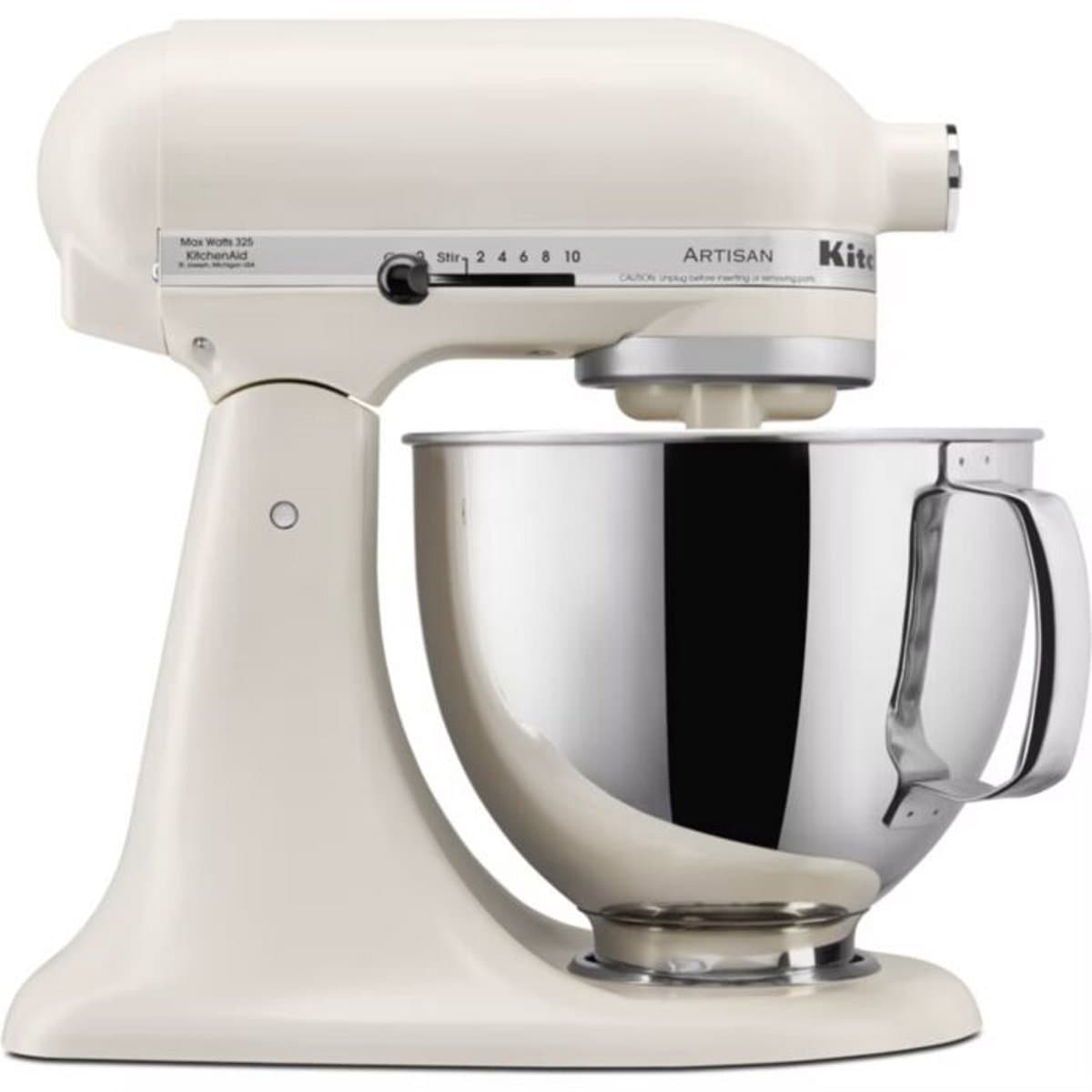 KitchenAid 5KSM175PSEPL Artisan keukenmachine 300 W 4,8 l Porselein wit — afbeelding 1