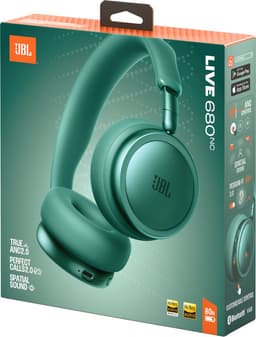 JBL Live 680NC - Draadloze Noise Cancelling Koptelefoon - Bluetooth On-Ear - 80 uur batterij - Multipoint - JBL Signature Sound - Groen — thumbnail 10