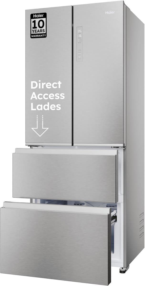 Haier HFR3718DNMM - Koel-vriescombinatie - 402L - Total No Frost - Direct Access lades - 99% Air Surround - Energieklasse D - 10 Jaar Garantie op onderdelen — afbeelding 1