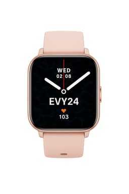 Evy24 Smartwatch - Premium Smartwatch - Sporthorloge - Smartwatch Heren en Dames - BT Bellen - Activity Tracker - Gezondheidsmonitor - Stappenteller - Siliconen en Rvs band - Rosé — thumbnail 1