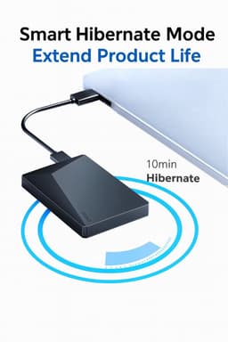 Eaget HDD schijf - Externe harde schijf - 500GB - Externe harde schijven – Harde schijf – Plug and Play — thumbnail 3