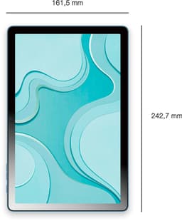 Logicom - Tablet Fold 10 - 128GB - 10 Inch - 6GB RAM - Octa Core - Wifi - Android 15 + Beschermhoes - Blauw — thumbnail 2