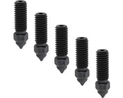 3D printer reserveonderdelen - 3D Printer Nozzles - 5-delige Hotend Kit voor 3D Printer Extruder, 0,4mm, Geschikt voor diverse modellen