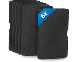 OIMG Set van 6 filters - geschikt voor wasdrogers voor Beko Grundig Blomberg ElektraBregenz Filter - 240 x 155 x 11 mm - Droger basisfilter - sponsfiltermat - condensdroger pluizenfilter schuimfilter spons - Pluisfilter voor condensdroger
