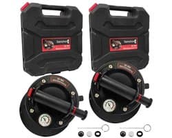 Professionele Vacuümzuigheffer met Manometer voor Zwaar Glas en Tegels - Draagvermogen 200kg