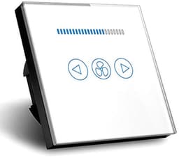 Wandlamp Ventilator Snelheidsregelaar - Touch Schakelaar EU Standaard 110-250V — thumbnail 2