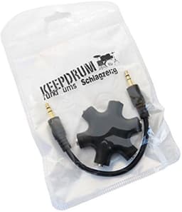 5-voudige audio-verdeler 3,5 mm mini-jack splitter voor meerdere hoofdtelefoons — thumbnail 3
