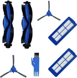 7 x Onderdelen - Accessoires Set - Geschikt voor Eufy 11S/15C/30C max/G30 robotstofzuiger(2 hoofdborstels, 2 zijborstels, 2 filters, 1 reinigingsborstel) — thumbnail 1