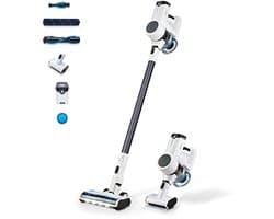 Draadloze 2-in-1 Steelstofzuiger met Sterke Zuigkracht en LED Verlichting - Ideaal voor Huisdieren