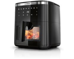 Bosch MAF671B0 Airfryer XXL - Serie 6 - 7,2L - Shake alarm - Kijkvenster - Warmhoudfunctie - 7 programma's - Tot 5 personen - Zwart