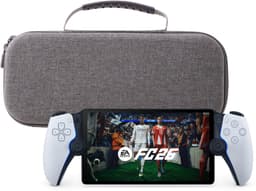 K&G Luxe Case Geschikt voor Playstation Portal / PS5 - Hard Case - Beschermhoes - Grijs — thumbnail 1