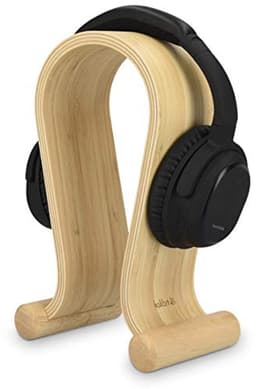 Houten Hoofdtelefoonstandaard - Universele Stand voor Hoofdtelefoons van Bamboehout — thumbnail 1