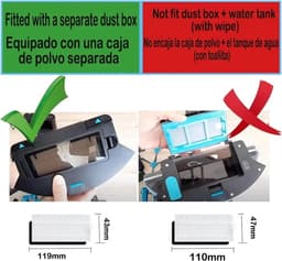Reserveaccessoires en onderdelen - geschikt voor Cecotec Conga 1790 - 1090 - 990 - voor robotstofzuiger - VOOR Robotstofzuiger - Accessoireset - Vervangende - 16 stuks — thumbnail 3