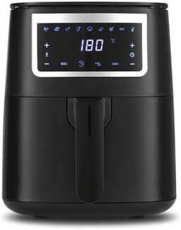 Airfryer - Heteluchtfriteuse 4 Liter met Touchscreen - Airfryer met 9 Functies en 8 Programma's - Vetarm Frituren, Bakken en Grillen - Inclusief Vaatwasserbestendige Accessoires - Geschikt voor 4 Personen — thumbnail 1