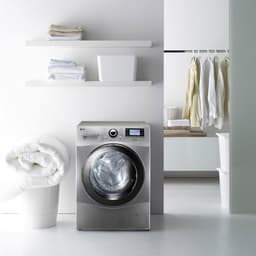 Beschermhoes voor wasmachine 60 x 60 cm in grijs - stofbescherming, stofhoes, afdekking — thumbnail 4