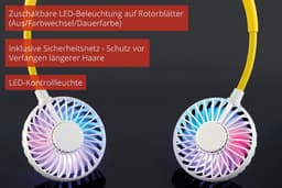 Nekventilator met Flexibele Nekband en 3-traps Snelheidsregeling — thumbnail 5