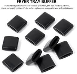 Rubber Bumpers voor Air Fryers - Antikras Beschermende Matten — thumbnail 2