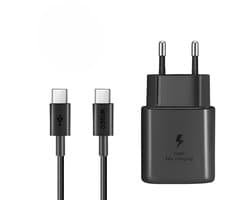 WiseQ USB C Snellader - Geschikt voor Samsung - Inclusief 2 meter kabel - Zwart
