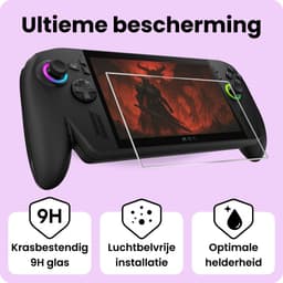 Screenprotector Geschikt voor Xbox Ally X Bescherm Glas Screen Protector - 3 PACK — thumbnail 4