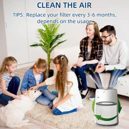 2-pack vervangingsfilter compatibel met Philips 800-serie luchtreiniger AC0820 AC0830 AC0850 FY0293 30 FY0194 30 — thumbnail 4